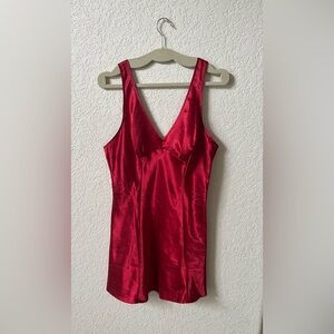 Red Lingerie/Silk Gown